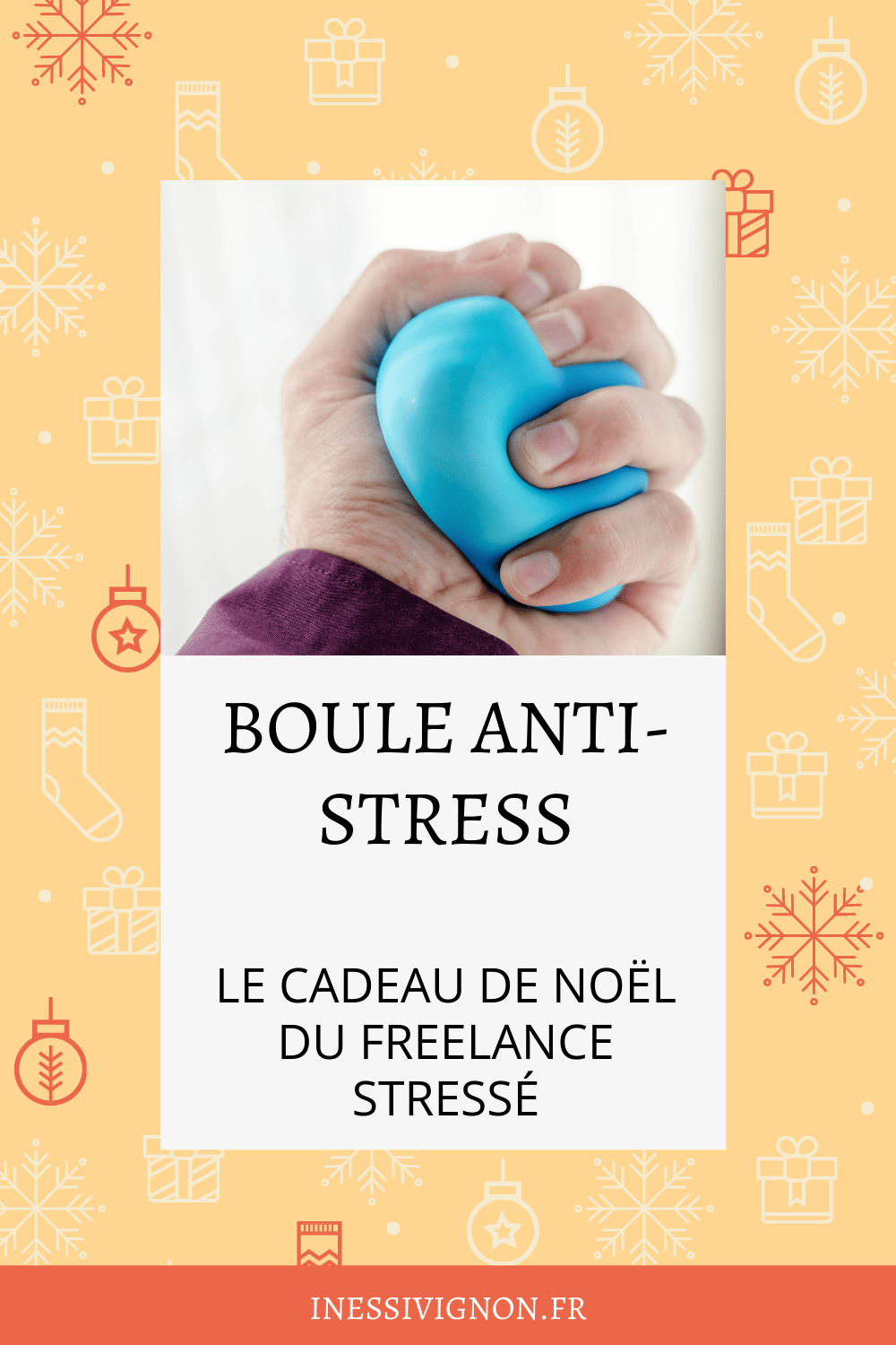 Cadeaux de Noël du freelance boule anti-stress